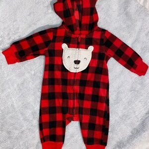 Baby Christmas fleece pajama
